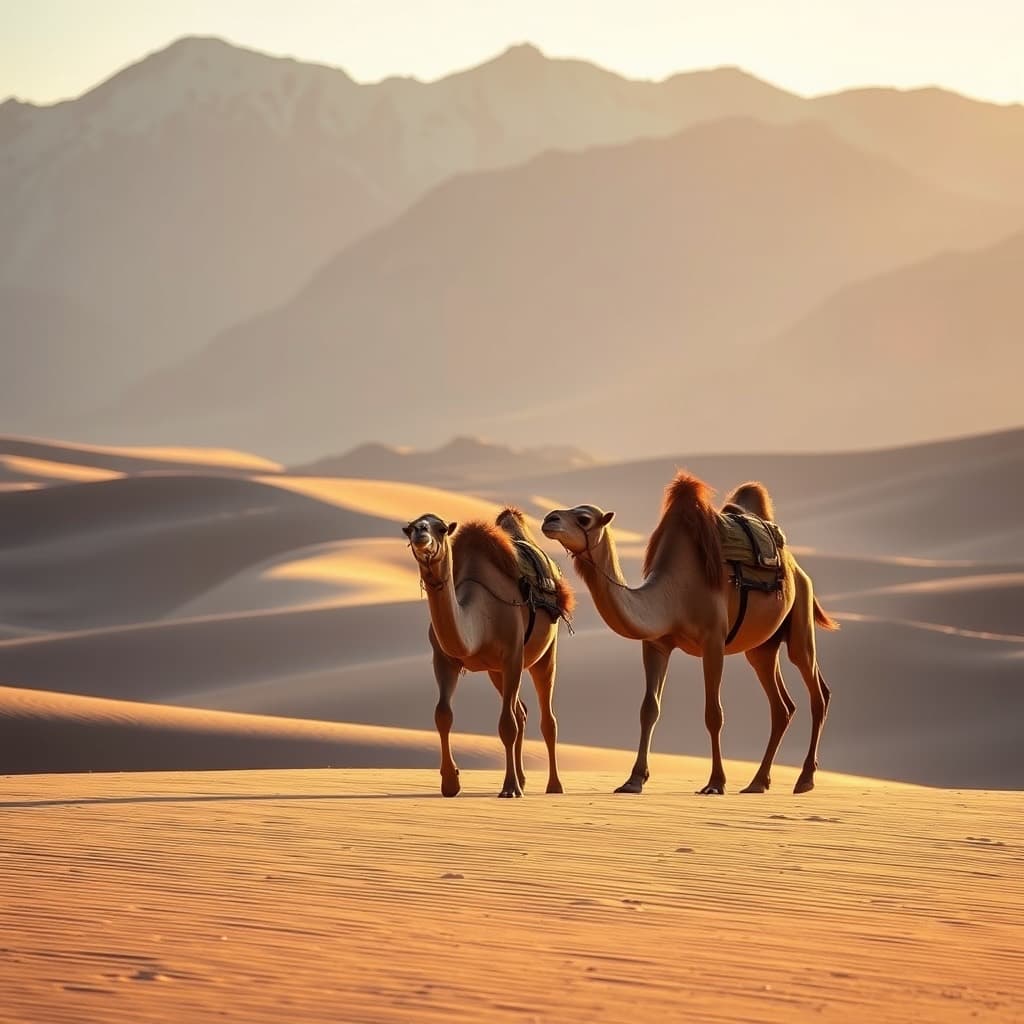 Bactrian camels, Nubra