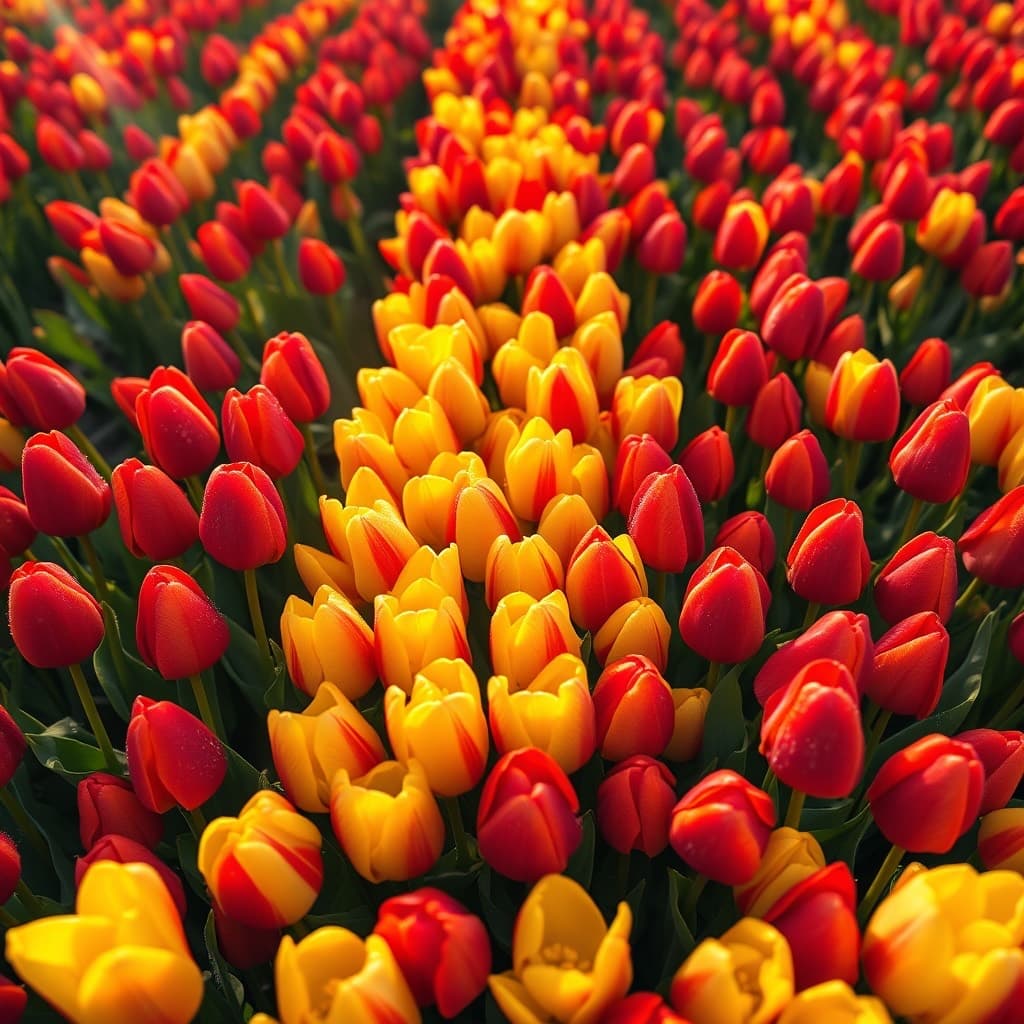 Tulip garden, April