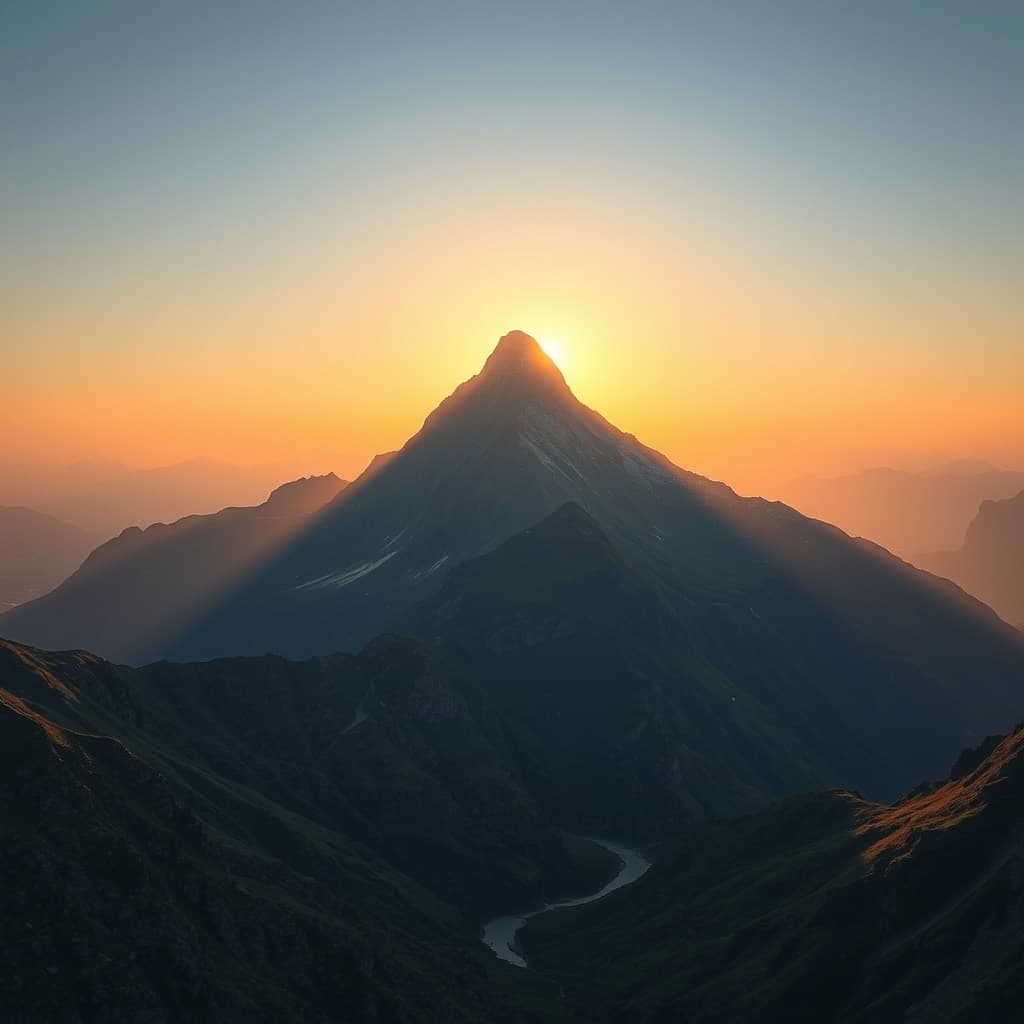 The pyramid-shaped Habba Khatoon mountain rising above green fields and the Kishanganga River